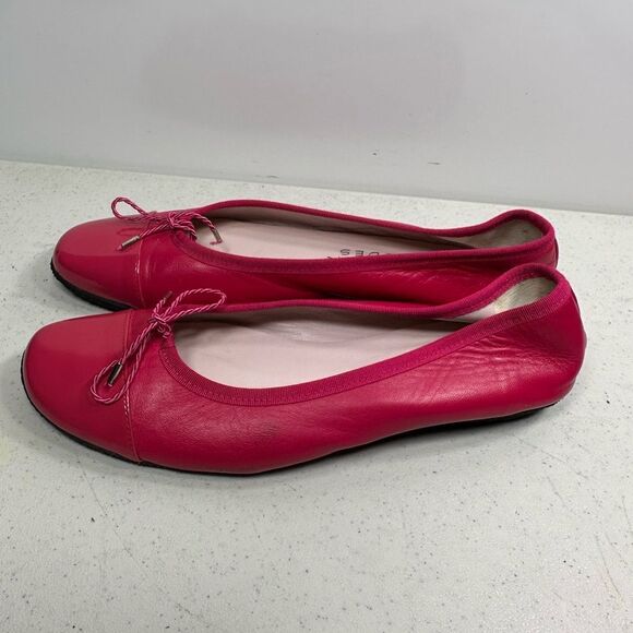 PAUL MAYER  Attitudes Women's 8B HOT PINK BALLET Flats Bow - Picture 4 of 9